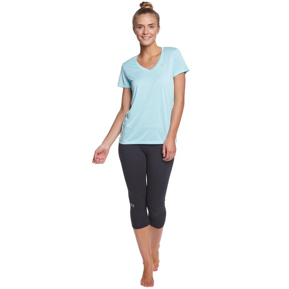 Under Armour UA Favorite CapriWorkout Pants Black Size Medium Cotton - Picture 7 of 11